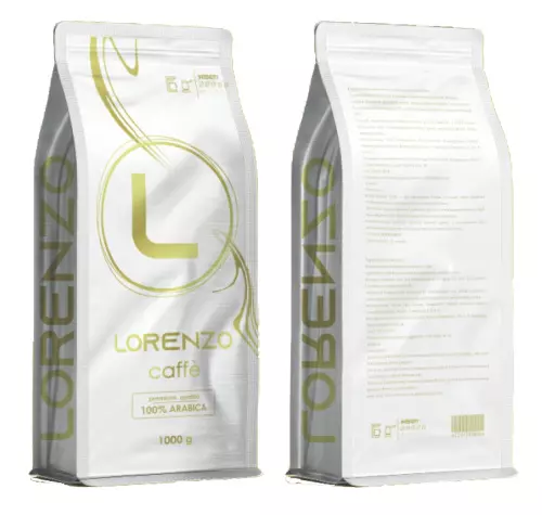 Кофе натуральный жареный в зёрнах Lorenzo, 1кг
