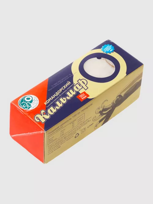Кальмар командорский очищенный, коробка 0.6 кг (Замороженно в море )