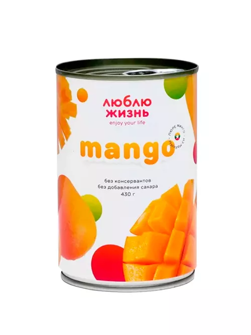 Пюре манго из Мьянмы, 430 г
