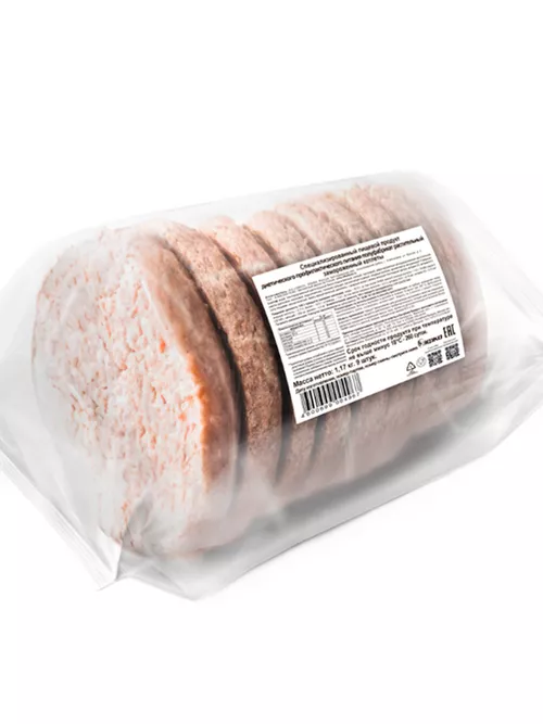Котлеты растительные для бургеров замороженные HiBURGER