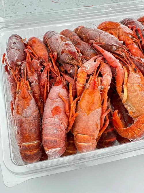 Раки варёно-мороженые, целые в панцире, 1 кг