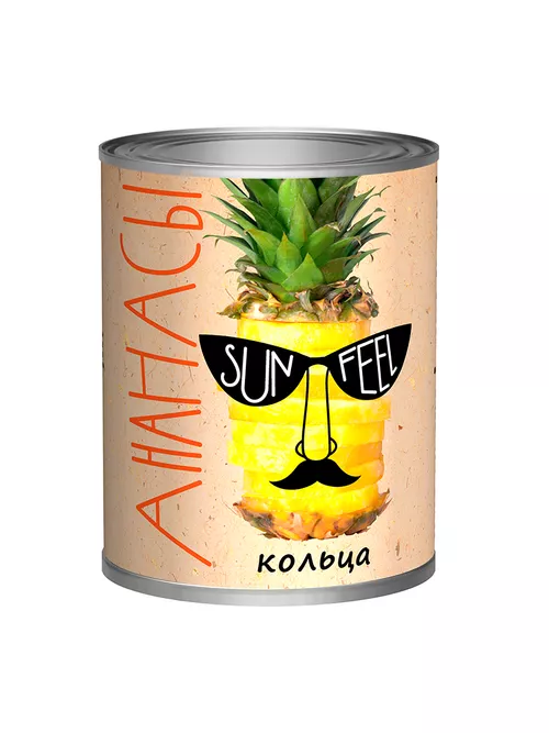 Ананасы кольца 580мл Sun Feel