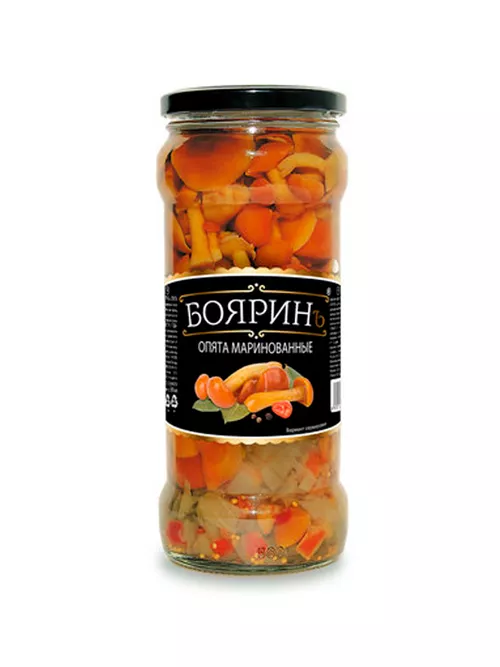 Опята маринованные 580мл, Боярин